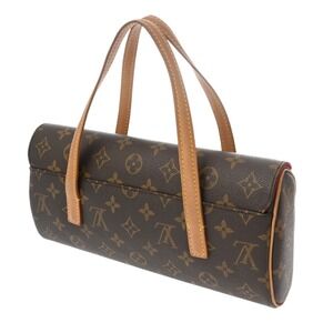 Louis Vuitton Handbag Sonatine Monogram Brown Canvas